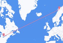 Flights from London, Canada to Narvik, Norway