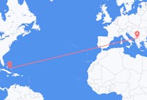 Flights from George Town, the Bahamas to Pristina, Kosovo