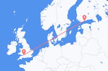 Flyg från Bristol till Helsingfors