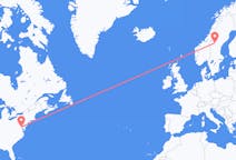 Flights from Washington, D. C. , the United States to Östersund, Sweden