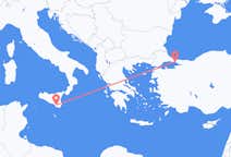 出发地 意大利出发地 科米索目的地 土耳其伊斯坦布尔的航班