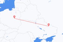 Vluchten van Warschau, Polen naar Charkov, Oekraïne