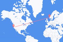 Flights from San Francisco, the United States to Bergen, Norway