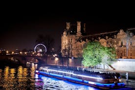 Excursão particular: excursão com cruzeiro romântico no rio Sena, jantar e luzes