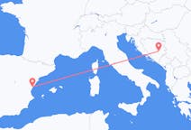 Flyreiser fra Sarajevo, Bosnia-Hercegovina til Castelló de la Plana, Spania
