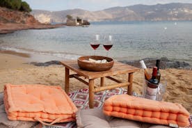 Weinprobe In Mykonos mit griechischen antiken Sorten