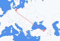 Flyreiser fra Erzincan, Tyrkia til Berlin, Tyskland