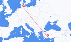 Lennot Antalyasta, Turkki Lyypekkiin, Saksa
