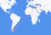 Flights from Ushuaia, Argentina to Erzurum, Turkey