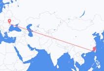 Vluchten van Tainan, Taiwan naar Chisinau, Moldavië