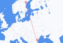 Flyrejser fra Burgas, Bulgarien til Sundsvall, Sverige