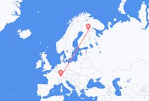 Flyreiser fra Zürich, Sveits til Kuusamo, Finland