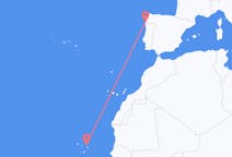 Vluchten van Sal, Kaapverdië naar Vigo, Spanje