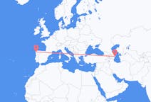 Flyreiser fra Baku, til Santiago de Compostela