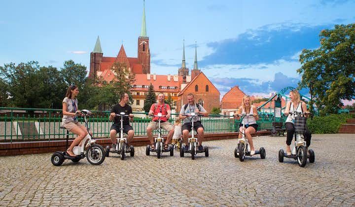 The Classic E-Scooter (3 wheeler) Tour of Wroclaw - everyday tour at 6:00 pm