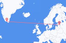 Flyreiser fra Qaqortoq, til Tartu