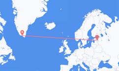 Flyg från Qaqortoq till Tartu