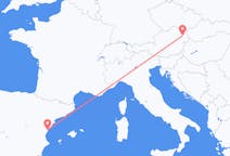 Flyg från Castellón de la Plana, Spanien till Wien, Österrike