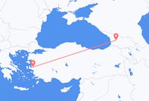 Flyreiser fra Kutaisi, Georgia til Izmir, Tyrkia