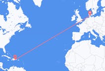 出发地 多米尼加共和国出发地 聖多明哥目的地 丹麦森纳堡的航班
