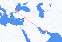 Flights from Dubai in United Arab Emirates to Istanbul in Turkey