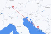 Flyreiser fra Dele, Kroatia til Thal, Sveits
