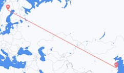 出发地 中国无锡市目的地 瑞典阿爾維斯堯爾的航班