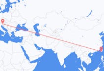 Flyg från Kaohsiung, Taiwan till Klagenfurt, Österrike