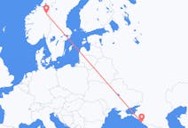 Fly fra Sochi til Bergstaden Røros