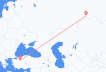 ตั๋วเครื่องบินจากเมืองKurgan, Kurgan Oblastไปยังเมืองเอสกิซีเฮียร์