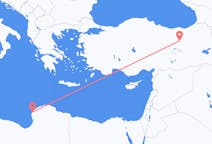 Flights from Benghazi to Erzincan
