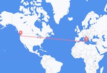 Flyrejser fra Portland, USA til Malta, Malta