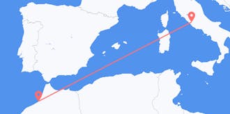 Flyrejser fra Marokko til Italien