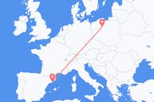 Flights from Bydgoszcz to Barcelona