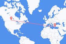 Flights from Regina to Santorini