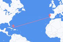 出发地 巴哈马弹簧点目的地 葡萄牙里斯本的航班