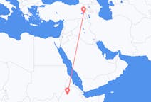 Flyreiser fra Bahir Dar, Etiopia til Van, Tyrkia