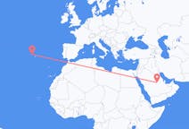 Flyreiser fra Riyadh, til Terceira