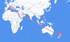 出发地 新西兰布伦海姆目的地 意大利卡利亚里的航班