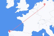 Flyg från Santiago de Compostela (regionhuvudort), Spanien till Hannover, Tyskland