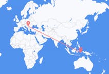 Flyg från Ambon, Maluku, Indonesien till Belgrad, Serbien