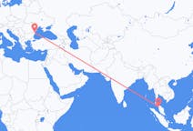 Flyreiser fra Alor Setar, Malaysia til Constanța, Romania
