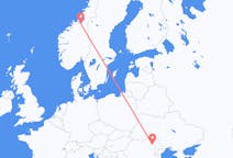 Flights from Trondheim, Norway to Iași, Romania