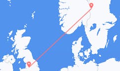 Flights from Rörbäcksnäs, Sweden to Manchester, the United Kingdom