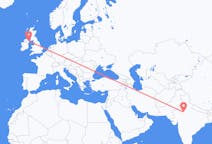 Flug frá Jaipur, Indlandi til Belfast, Norður-Írlandi