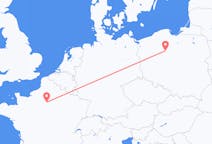 Flights from Bydgoszcz in Poland to Paris in France