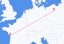 Flyrejser fra Bydgoszcz, Polen til La Rochelle, Frankrig