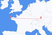 Flyg från München, Tyskland till Brest, Frankrike