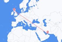Flights from Ras al-Khaimah, United Arab Emirates to Glasgow, the United Kingdom