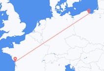 Lennot La Rochellesta Gdańskiin